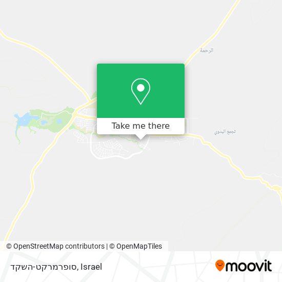 סופרמרקט-השקד map