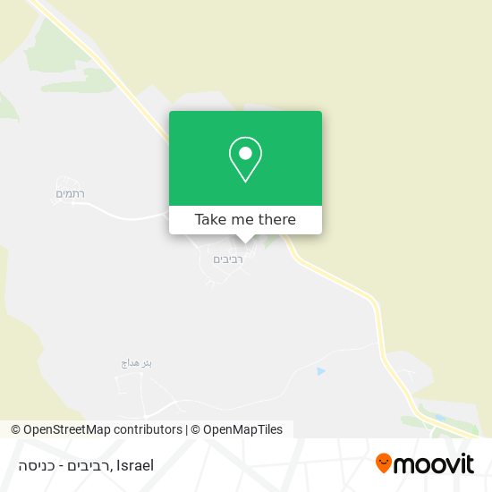 רביבים - כניסה map