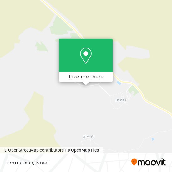 כביש רתמים map