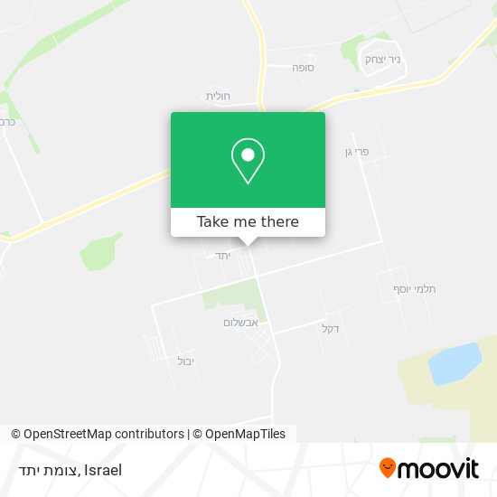 צומת יתד map