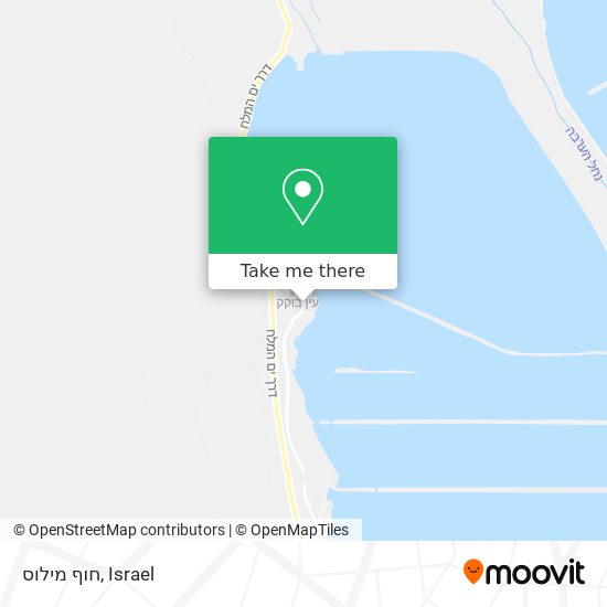 חוף מילוס map