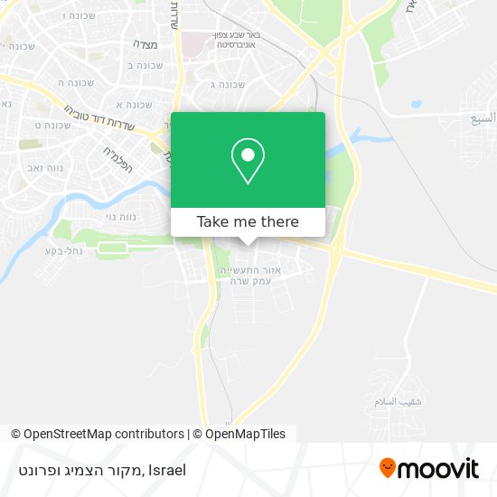 מקור הצמיג ופרונט map