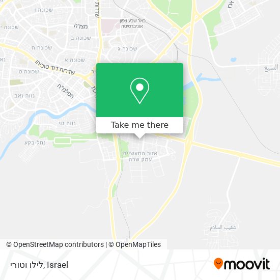 לילו וטורי map