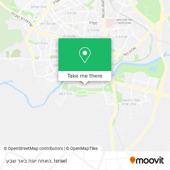 האתה יוגה באר שבע map