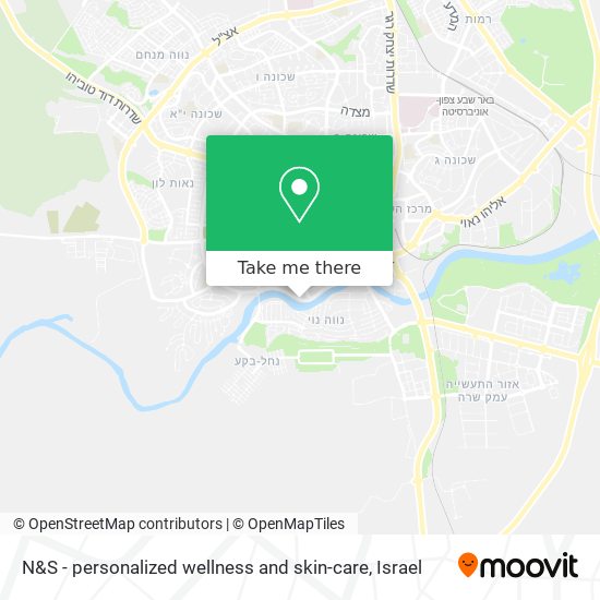 N&S - personalized wellness and skin-care map