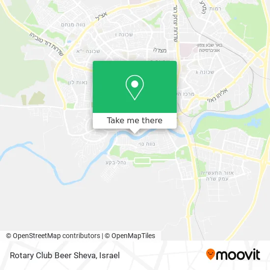 Rotary Club Beer Sheva map