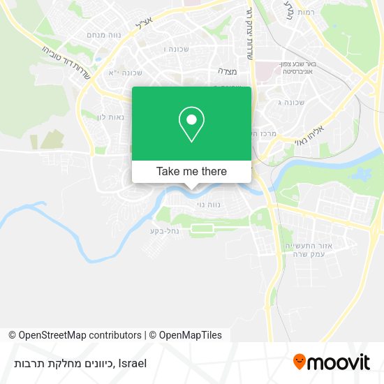 כיוונים מחלקת תרבות map