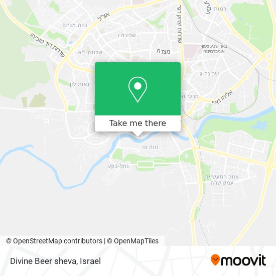 Divine Beer sheva map