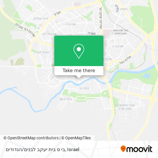 בי ס בית יעקב לבנים/הגדודים map