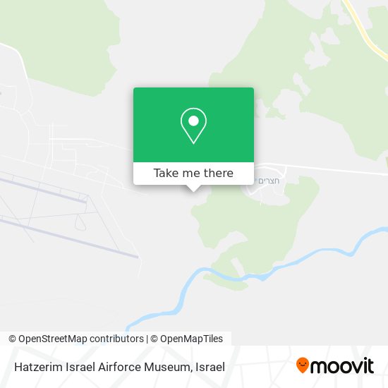 Карта Hatzerim Israel Airforce Museum