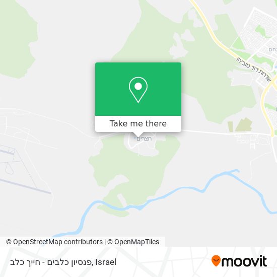 פנסיון כלבים - חייך כלב map