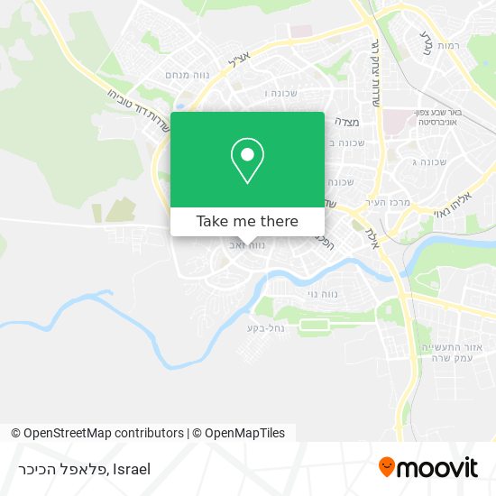 פלאפל הכיכר map