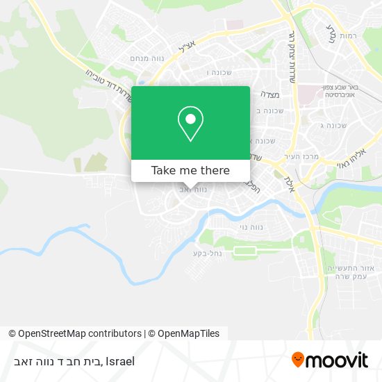 בית חב ד נווה זאב map