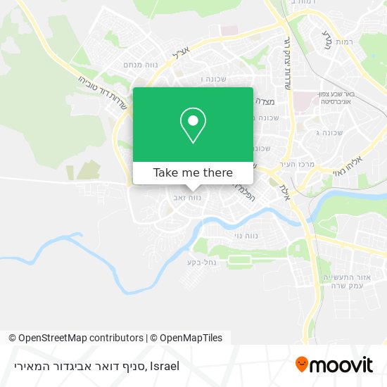 Карта סניף דואר אביגדור המאירי