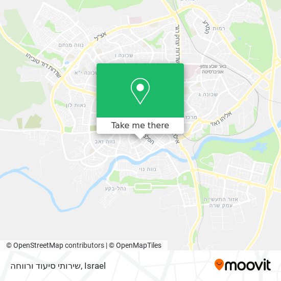 שירותי סיעוד ורווחה map