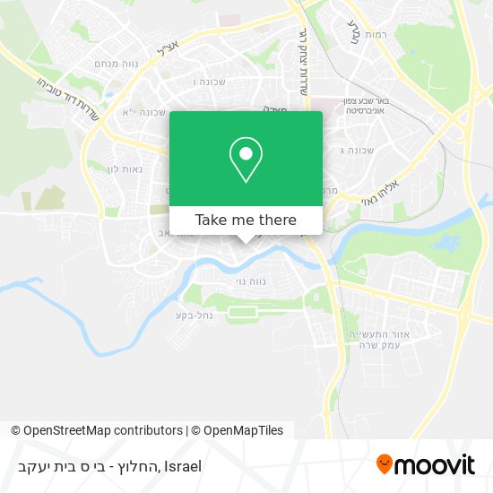 Карта החלוץ - בי ס בית יעקב