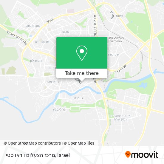 מרכז הצעלום וידאו סטי map