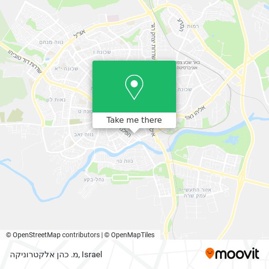 מ. כהן אלקטרוניקה map