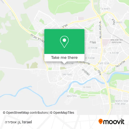 Карта גן אופירה
