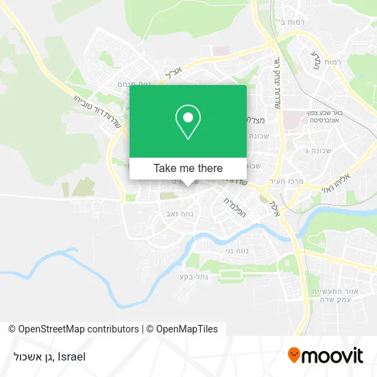 Карта גן אשכול