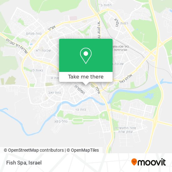 Карта Fish Spa
