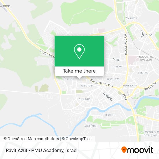 Карта Ravit Azut - PMU Academy