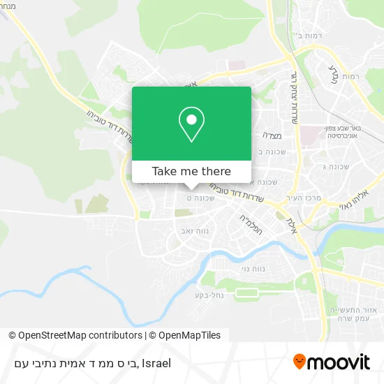 Карта בי ס ממ ד אמית נתיבי עם