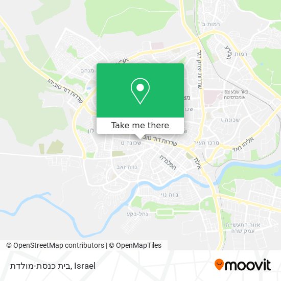 בית כנסת-מולדת map