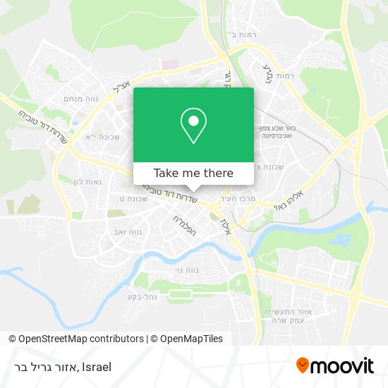 אזור גריל בר map