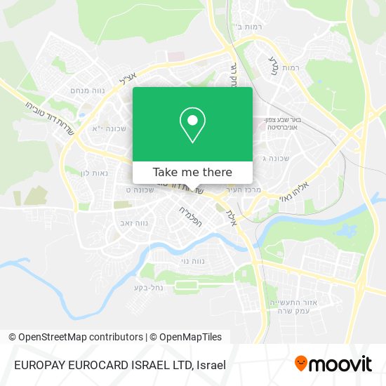 EUROPAY EUROCARD ISRAEL LTD map