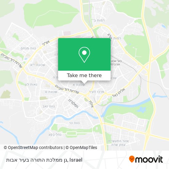 גן ממלכת התורה בעיר אבות map