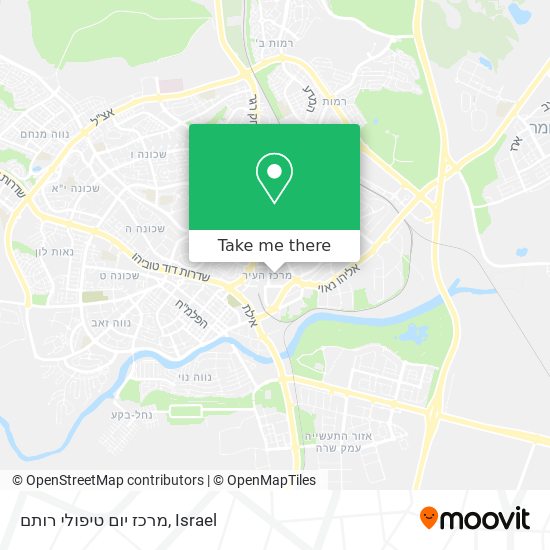 מרכז יום טיפולי רותם map