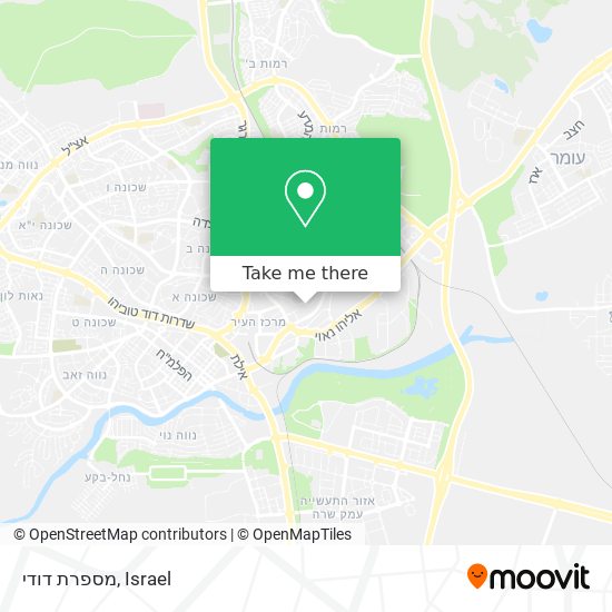 מספרת דודי map