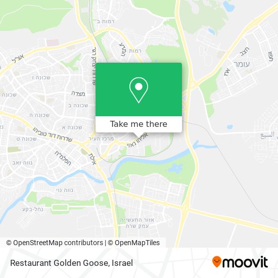 Restaurant Golden Goose map