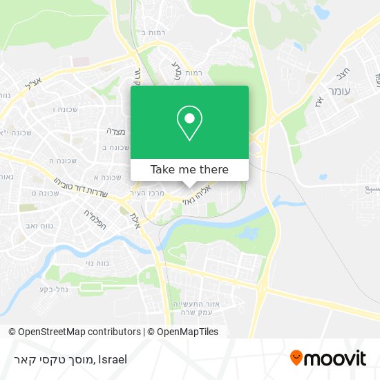 מוסך טקסי קאר map