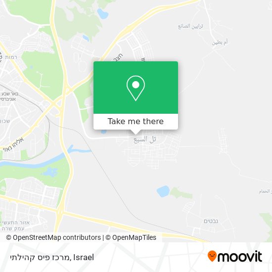 מרכז פיס קהילתי map