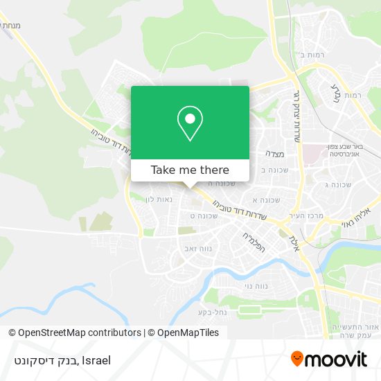 בנק דיסקונט map
