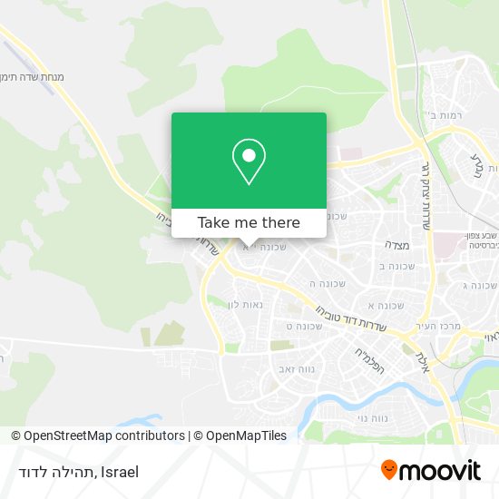 תהילה לדוד map