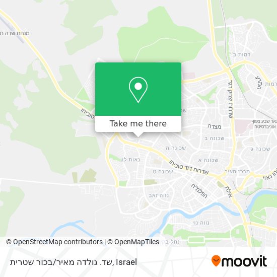 שד. גולדה מאיר/בכור שטרית map