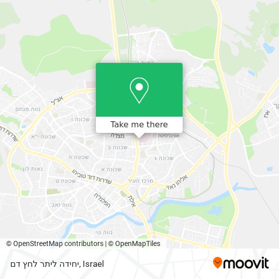 Карта יחידה ליתר לחץ דם