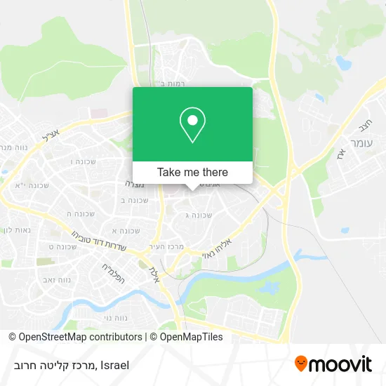 Haruv Absorption Center map