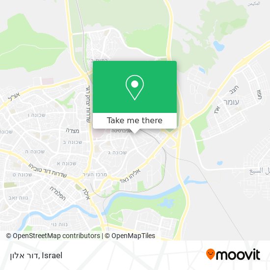 דור אלון map