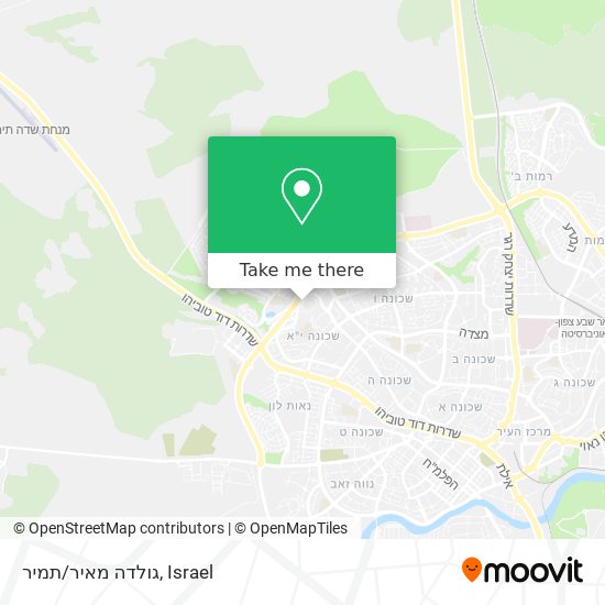 Карта גולדה מאיר/תמיר