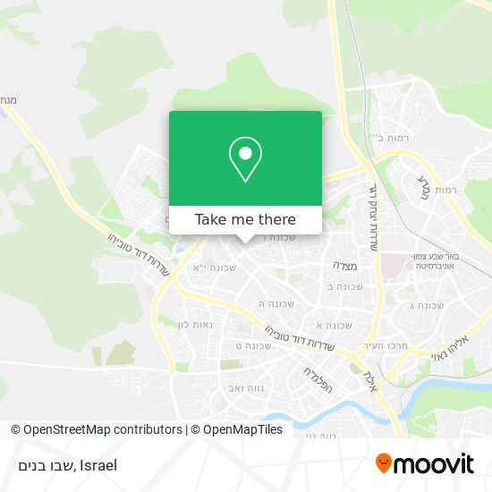 שבו בנים map