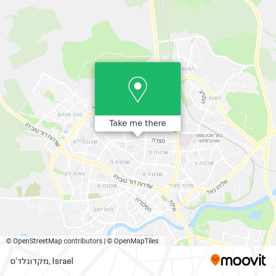 Карта מקדונלד'ס