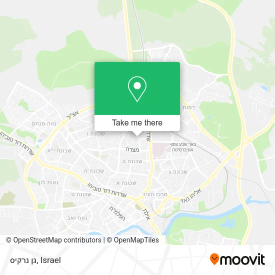 Карта גן נרקיס
