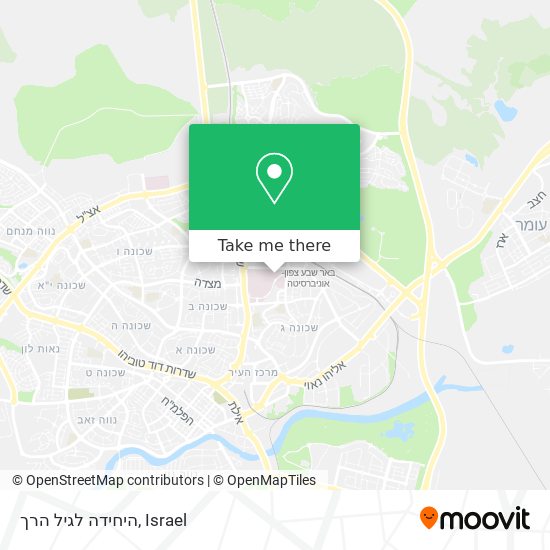 היחידה לגיל הרך map