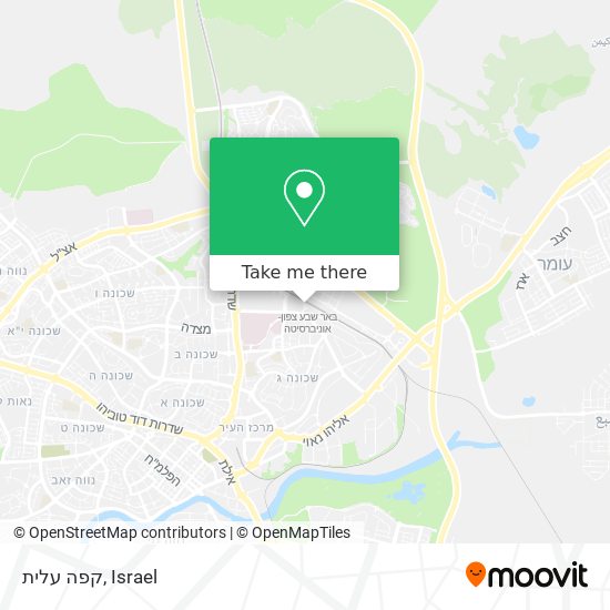 קפה עלית map