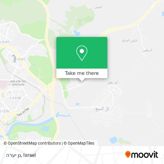 גן יערה map