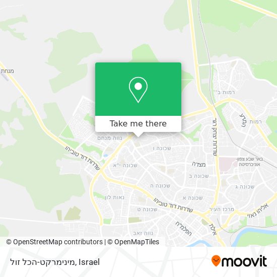 מינימרקט-הכל זול map